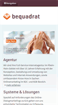 Mobile Screenshot of bequadrat.de